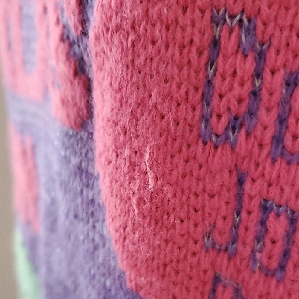 New Kids On The Block Knit Sweater VINTAGE NO SIZE (FLAWS) *Youth Or JRS sizing? - Picture 9 of 16